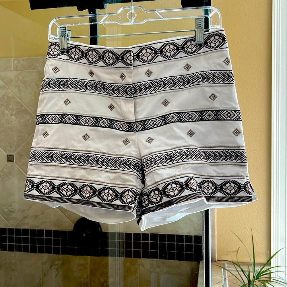 WHBM embroidered shorts